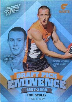 2013 Select Prime AFL - Draft Pick Eminence 1997-2009 #DPE47 Tom Scully Front